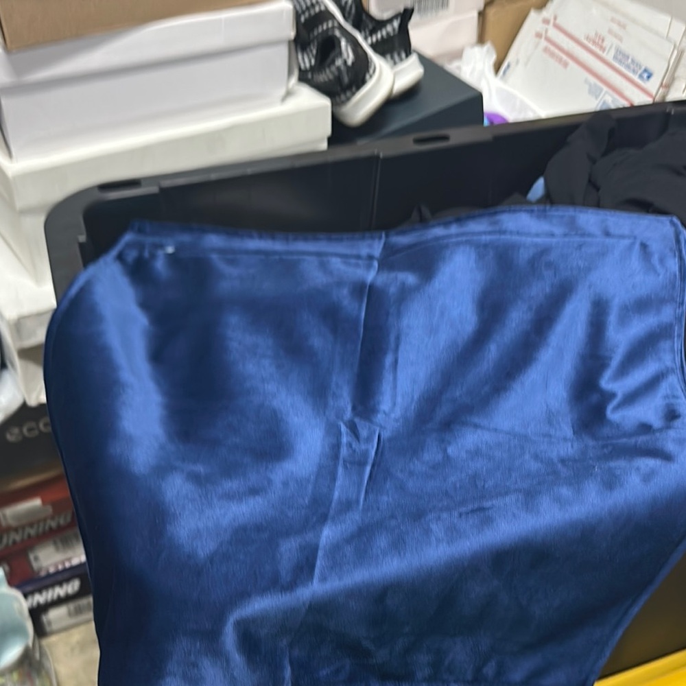 Elegant Blue Velour Pillow Covers